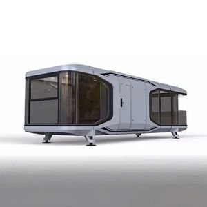 Contenedor modular prefabricado de 20 pies, casas pequeñas, Kit de casa pequeña, cápsula desmontable, cabina de oficina, a la venta con envío rápido a los Emiratos Árabes Unidos - Product Image 3