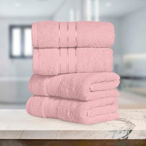 Custom 100% Turkish Cotton 4-Piece <b>Bath</b> <b>Set</b> Quick-Dry Soft Woven Face Hand <b>Towels</b> Eco-Friendly Home Bathroom Shower Gift <b>Towel</b> - Product Image 5