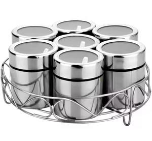 Boîtes à épices en métal, parfaites pour offrir en cadeau, grâce à son aspect haut de gamme, la finition polie améliore l'esthétique globale de la cuisine. - Product Image 1