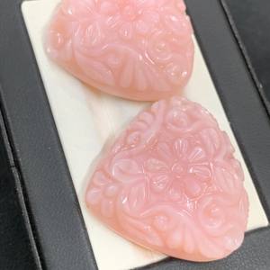 Belle main poire forme rose opale sculpté pierres précieuses gouttes changement de couleur naturelle optique spécial bijoux bricolage - Product Image 5