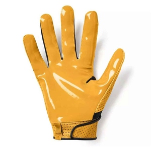 Gants de football américain professionnels Gants en cuir PU sur mesure Gants d'entraînement de football pour enfants adultes haute performance - Product Image 5