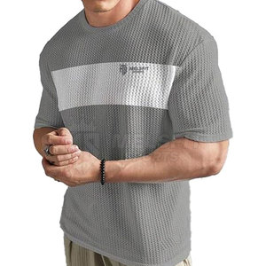 T-shirt oversize urbain pour homme, coupe ample, respirant, tissu tricoté 100% coton, léger, idéal pour l'été - Product Image 3