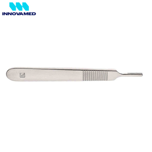 Innovamed Mango de Bisturí Quirúrgico de Acero Inoxidable, Instrumento de Corte Metálico Reutilizable para Uso Hospitalario a Precio Mayorista - Product Image 3