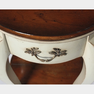 <b>Round</b> Cabinet <b>Table</b> SERIES 7404 Modern Minimalist Design <b>Solid</b> Mahogany <b>Wood</b> Durable Wholesale Price - Product Image 4