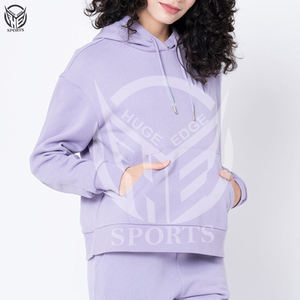 Sudadera con capucha transpirable a prueba de viento sólida de algodón 100% personalizada para mujer, varios colores de alta calidad para invierno - Product Image 2