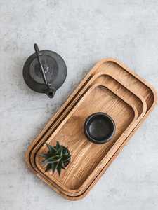 Plateau de service en bois poli de qualité commerciale, écologique, dernier design, pour la restauration et le service, de Haxagon International - Product Image 3