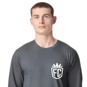 T-shirt décontracté à manches longues pour homme, en coton doux, col rond, couleur unie, coupe confortable, streetwear - Product Image 4