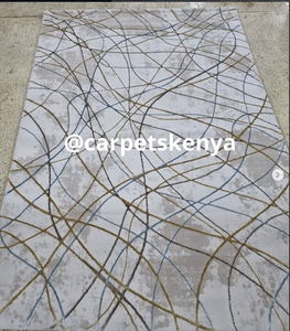 Alfombras Turcas Modernas de Polipropileno Tejidas a Máquina, Alfombras de Yute de Alta Calidad Resistentes a las Manchas, de Pelo Alto, Abstractas, para Dormitorio y Hogar - Product Image 6