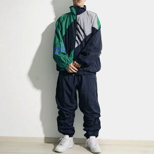 Chándal de nailon deportivo ajustado con logotipo personalizado para hombre, ropa de entrenamiento transpirable para invierno, conjuntos deportivos personalizados para hombre - Product Image 5