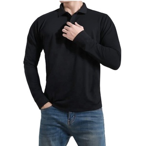 100% algodón hombres verano para Polos sublimación personalizada manga corta Camiseta calidad cuello venta al por mayor ropa Casual sólido - Product Image 3
