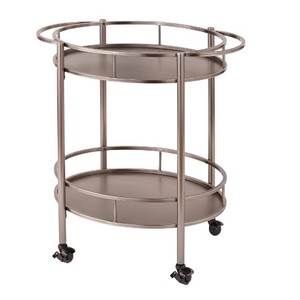 Prix effectif Chariot à barres en métal et en bois pour servir des aliments Campagne dans les hôtels Événements de bonne qualité - Product Image 3