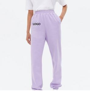 Fabricant personnalisé streetwear jogger acide lavage homme pantalon français éponge coton soleil délavé strass pantalon de survêtement respirant - Product Image 3