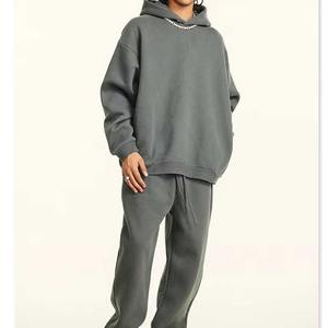 Meilleure vente hommes automne hiver survêtement à capuche pantalons de survêtement haute qualité Fitness Gym vêtements imprimés techniques - Product Image 1