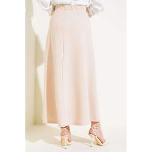 Falda acampanada para mujer modelo crema - Product Image 4