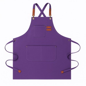 Thickened Canvas Heavy Duty Reusable Bib <b>Apron</b> Customized <b>Work</b> Clothes Stain-Resistant Sleeveless Adjustable Waist Multiple - Product Image 5