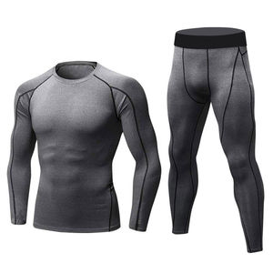 Ensemble Rash Guard MMA BJJ en Polyester et Spandex pour Hommes, Vêtements de Sport pour la Musculation et la Compétition - Product Image 3