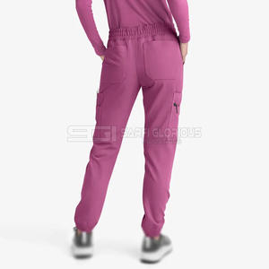 ชุดยูนิฟอร์มพยาบาลฤดูร้อนแบบสั่งทำสำหรับผู้หญิง ขายดี ชุดสครับถักสำหรับบุคลากรทางการแพทย์ แบบแพทย์ ผลิตจากผ้าสแปนเด็กซ์ - Product Image 2