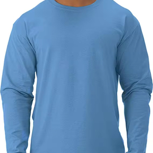 เสื้อยืดผู้ชายผ้าฝ้าย/ใยไผ่ ระบายอากาศ แห้งเร็ว ไม่ยับ ทรงปกติ น้ำหนัก 220 กรัม - Product Image 1