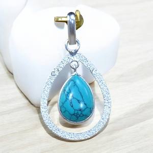 Turquoise Gemstone 925 Sterling Silver Pendant Wholesale Price <b>Handmade</b> <b>Jewelry</b> Fine Design For Women Silver Pendants - Product Image 1