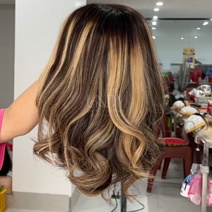 บ๊อบสีไฮไลต์ที่มีคุณภาพสูง2025ผมจริงจากเวียดนาม - Product Image 3