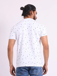 Vente chaude 100% coton T-Shirt mode impression coupe régulière extensible col rond demi manches pour tous les jours décontracté confort sorties - Product Image 6