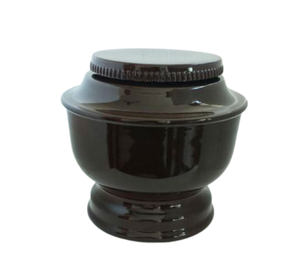 Urne funéraire moderne en aluminium, enduite de couleur jaune, pour adultes, cercueil cinéraire fabriqué à la main, cendres de crémation commémorative - Product Image 3