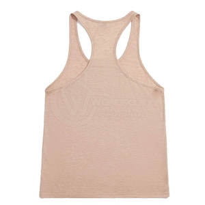 Débardeur de sport pour homme, haute qualité, coton/fibre de bambou, logo personnalisé, séchage rapide, respirant, écologique, col rond, 220g, vente chaude - Product Image 2