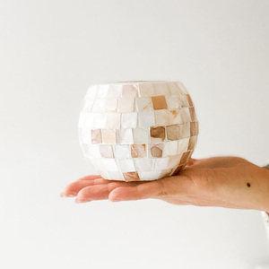 Portavelas lacado de buena calidad, candelero hecho a mano - Product Image 1