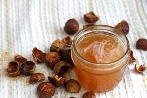 Vente en gros de noix de savon noix savon meilleure qualité noix de savon séché avec sac réutilisable 7 oz Export 100% Vietnam ANGLE - Product Image 2