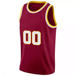 Maillot de basket-ball pour hommes en gros professionnel personnalisé sublimation imprimé respirant taille plus dernier uniforme - Product Image 2