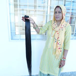 Fabricant de CHEVEUX NON TRAITÉS À DONATEUR UNIQUE Cheveux humains naturels indiens sans produits chimiques Cheveux humains purs et droits du temple - Product Image 1