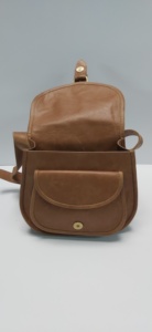 กระเป๋าข้างรถจักรยานยนต์หนังแท้สีน้ำตาลล้วนดีไซน์ใหม่จากผู้ส่งออกอินเดีย - Product Image 3