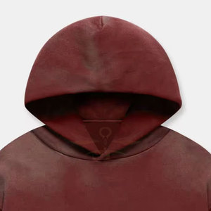 Sweat à capuche délavé Sunfade Design coton doux unisexe Streetwear Look Sunfade Hoodie Commandes en gros personnalisées acceptées - Product Image 3