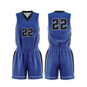 Meilleures ventes Uniformes de basket-ball sur mesure à prix avantageux Ensemble respirant Taille plus grande Logo personnalisé Uniforme de basket-ball - Product Image 1