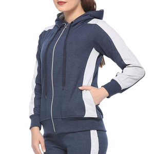 Ensemble de survêtement pour femmes, taille XS, tissu extensible doux, veste zippée et ajustée pour un usage quotidien décontracté, entraînement en salle de sport ou voyage - Product Image 5
