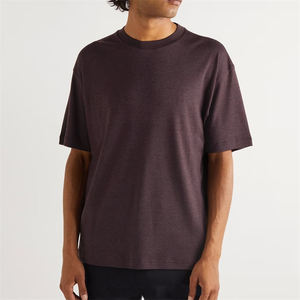 Camiseta de hombre superventas 100% algodón ligero cuello redondo antiarrugas y transpirable OEM - Product Image 5