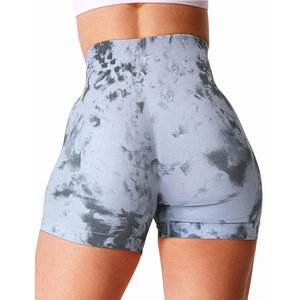 Pantalones cortos de yoga transpirables para mujer, tela elástica para gimnasio, ciclismo, correr y entrenamientos en Casa - Product Image 3