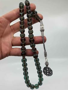 Muslim Prayer <b>Bracelet</b> Pendant 99-<b>Beads</b> Religious Rosary Acrylic Tasbih for Women and <b>Men</b> Handmade Zikr <b>Beads</b> - Product Image 2