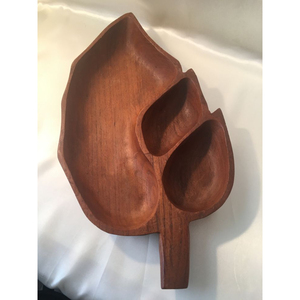 Maison et ustensiles de cuisine vaisselle de service alimentaire plateau et plateau de qualité de luxe grande taille couleur marron assiette alimentaire en bois pur - Product Image 6