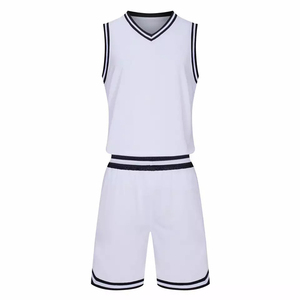 Ensemble de shorts de basket-ball de qualité supérieure personnalisés, 100% polyester, respirant, séchage rapide, unisexe, taille plus, uniforme de basket-ball - Product Image 1