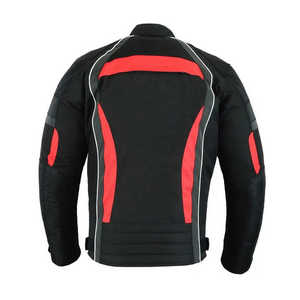 Ensemble de vêtements de moto et de course automobile personnalisables, coupe-vent avec panneaux réfléchissants CE Armor, équipement de course OEM - Product Image 4