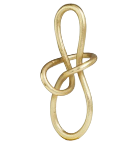 Objet décoratif pour la maison pour table de bureau Art minimaliste Sculpture en métal poli miroir Ornement de table en métal - Product Image 6