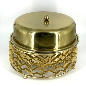 Elegante diseño de ratán calentador de alimentos cazuela lujos Hotpot boda vajilla decoración desierto servir ollas calientes - Product Image 6