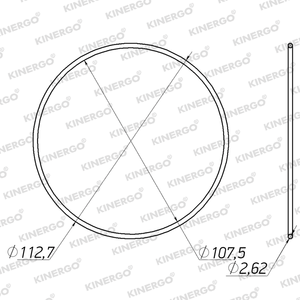 Joint torique ORCH04 pour ORCH04 10-3/4" LU, Early (A904, TF6, A727, TF8) ; 10-3/4" LU, Late (A500, A518) - Product Image 2