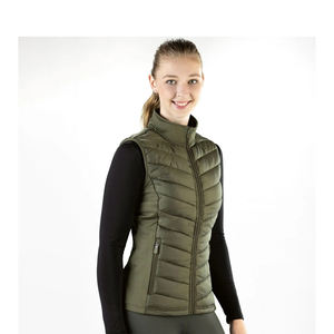 Chaleco de equitación acolchado para mujeres profesionales | Chaleco térmico de cuello alto para deportes de invierno | Directo de fábrica OEM - Product Image 1