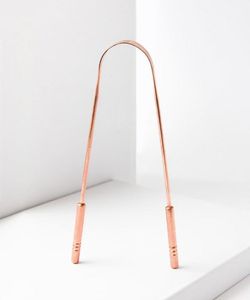 Natural Copper Tongue Cleaner For Daily <b>Oral</b> Hygiene Supporting Fresh Breath And Traditional Ayurvedic Wellness Practice - Product Image 2