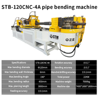 Dobladora de tubos CNC automática STM, dobladora de tubos cuadrada, dobladora de tubos