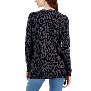 Cardigan Casual da Donna Style & Co, Grigio Taglia X-Small, Lunghezza Corta con Decorazione a Bottoni, Collezione Autunnale - Product Image 2