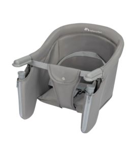 Bebeconfort Malva 2 en 1, Silla Alta Moderna de Acero Inoxidable con Clip, para Bebés de 6 Meses a 3 Años, Plegable, Suave y Cómoda - Product Image 1