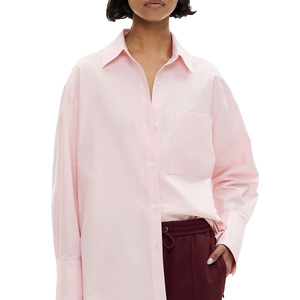 Camisa Casual Larga de Manga Larga de Primera Calidad para Mujer, con Detalle de Botones, que Combina Diseño Moderno y Practicidad - Product Image 6